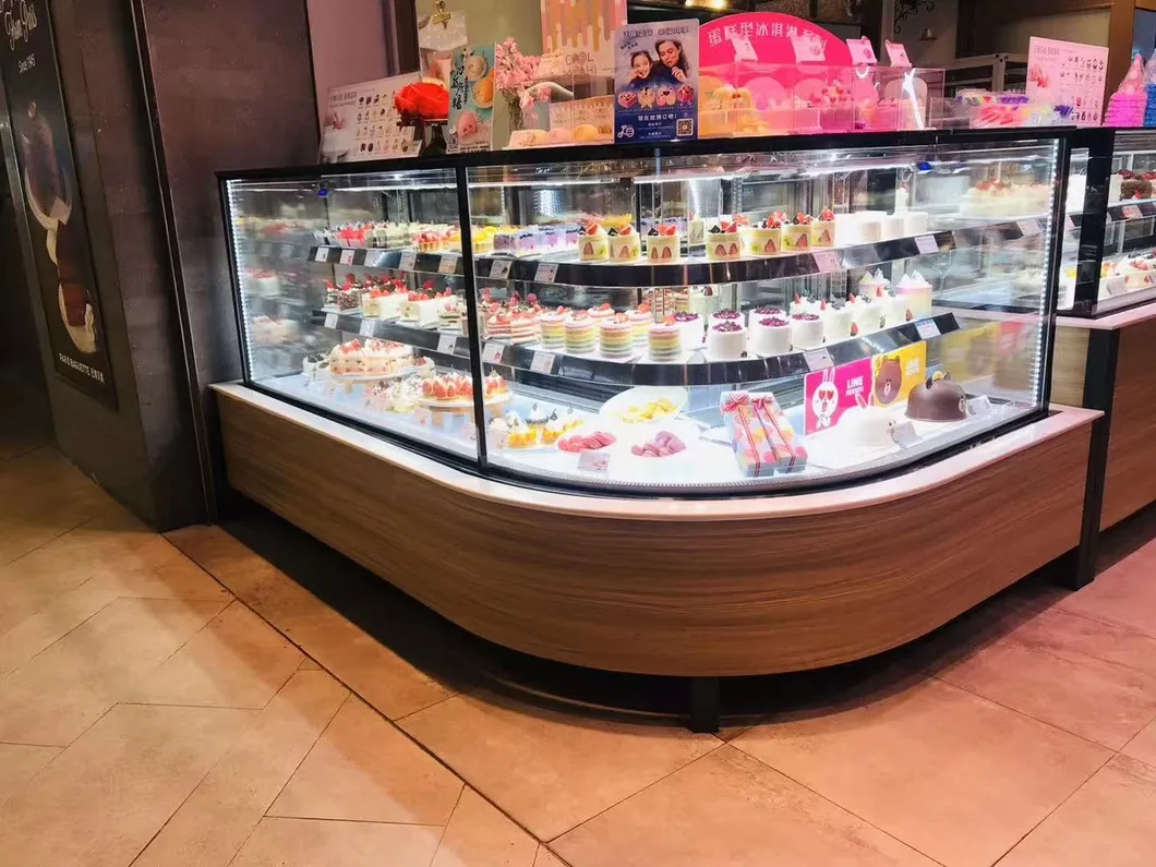 Corner Cake Display Cabinet 5
