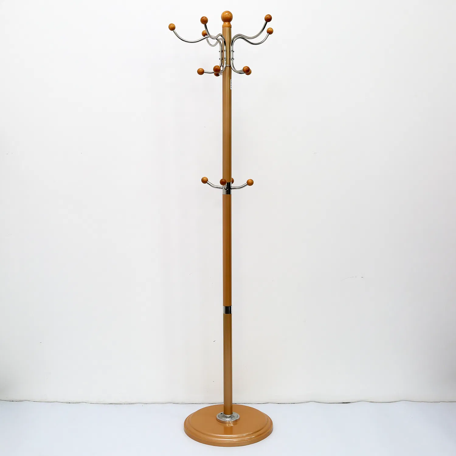 Modern Metal Coat Rack, Hall Coat Tree with Hooks for Coats, Hats, Bags, Purses, for Entryway, Hallway, Rlack, Bedroom, Office, with Stable
