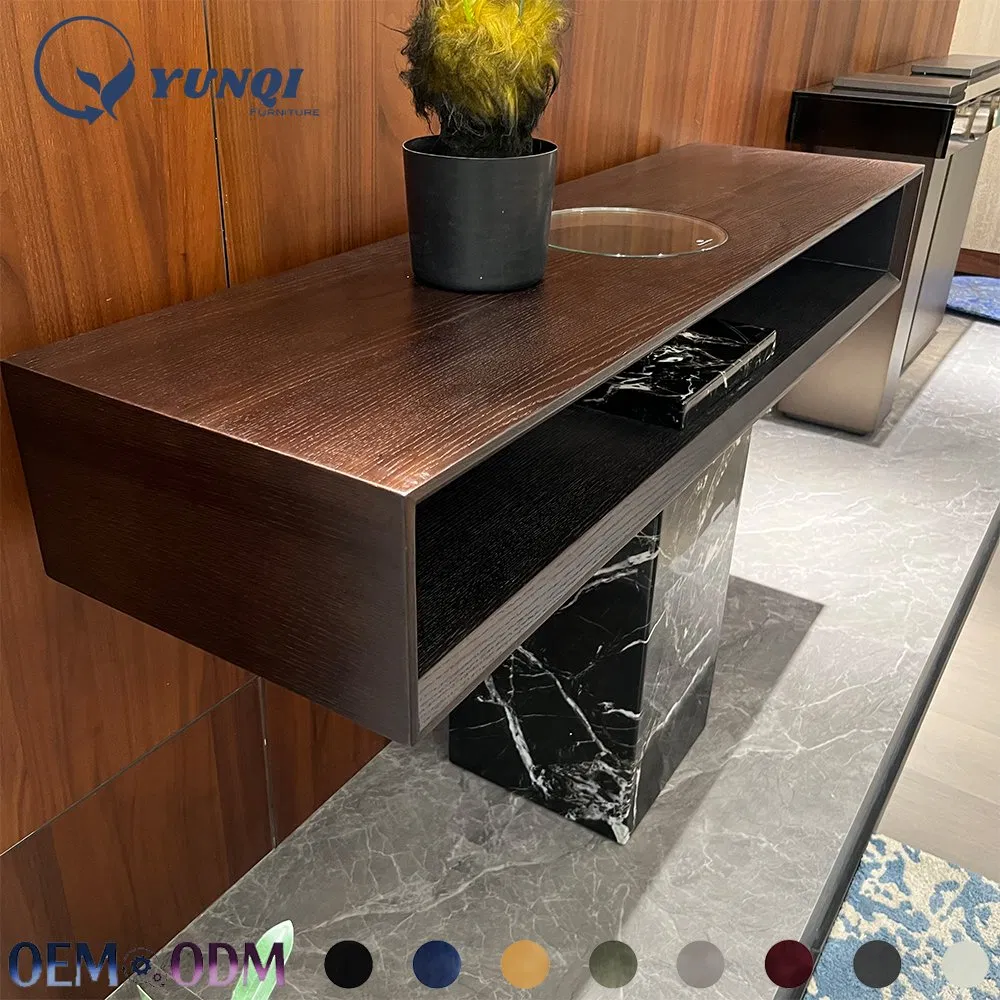Modern Luxury Design Living Room Furniture Home Decoration OEM Marble Top Entrance Desk Hallway Console Table