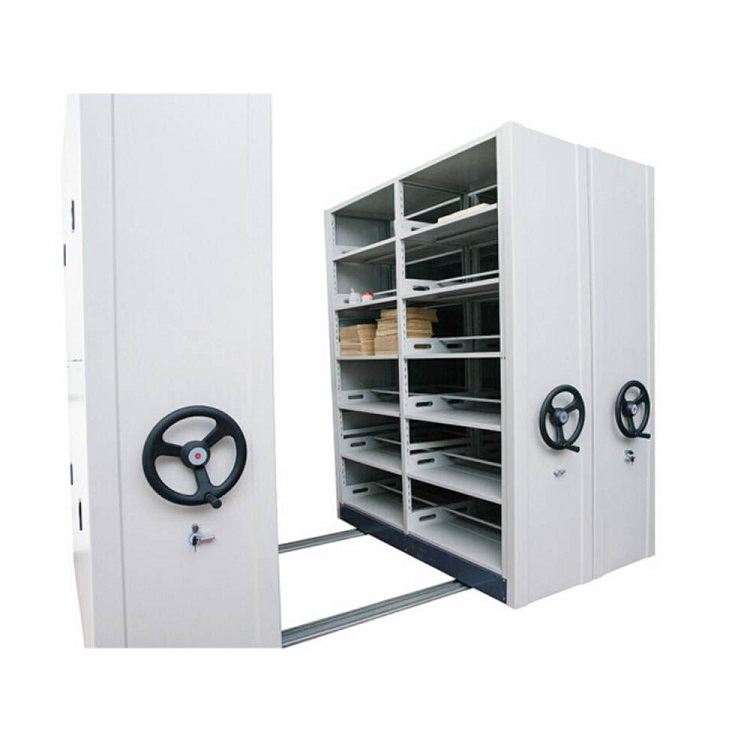 Library Book Document Steel Compactor Mobile Shelf System Office Furniture Metal File Storage Shelf Cabinet