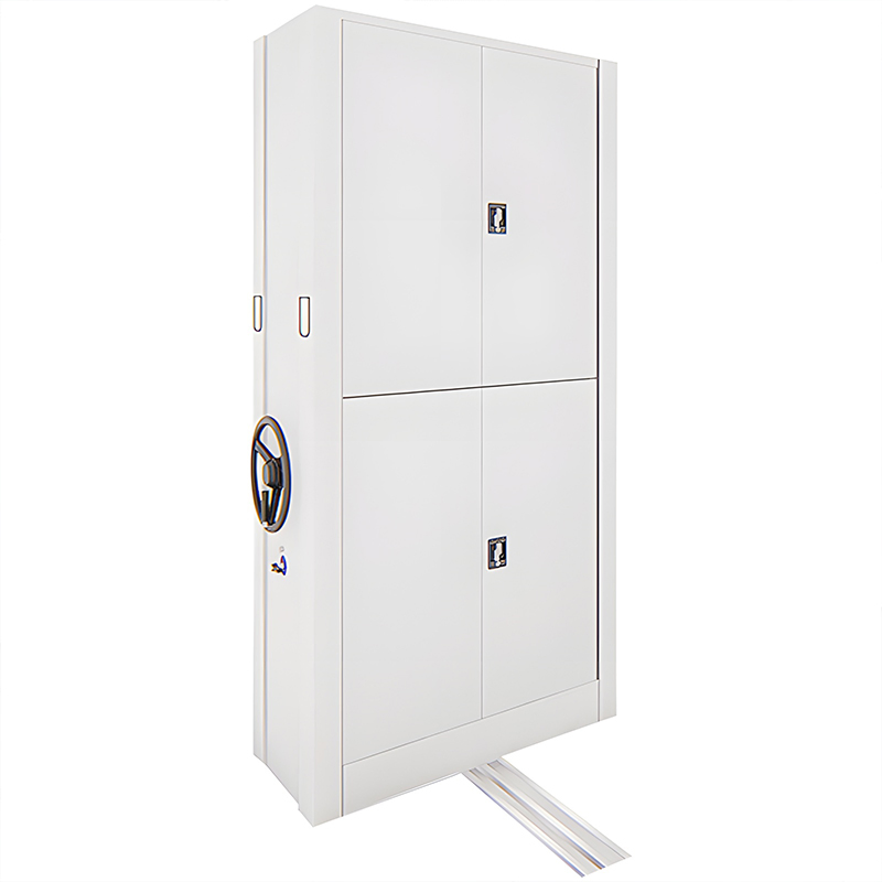 Space-Saving Storage Rack Library Bookshelf File Room Mobile Filing Cabinet