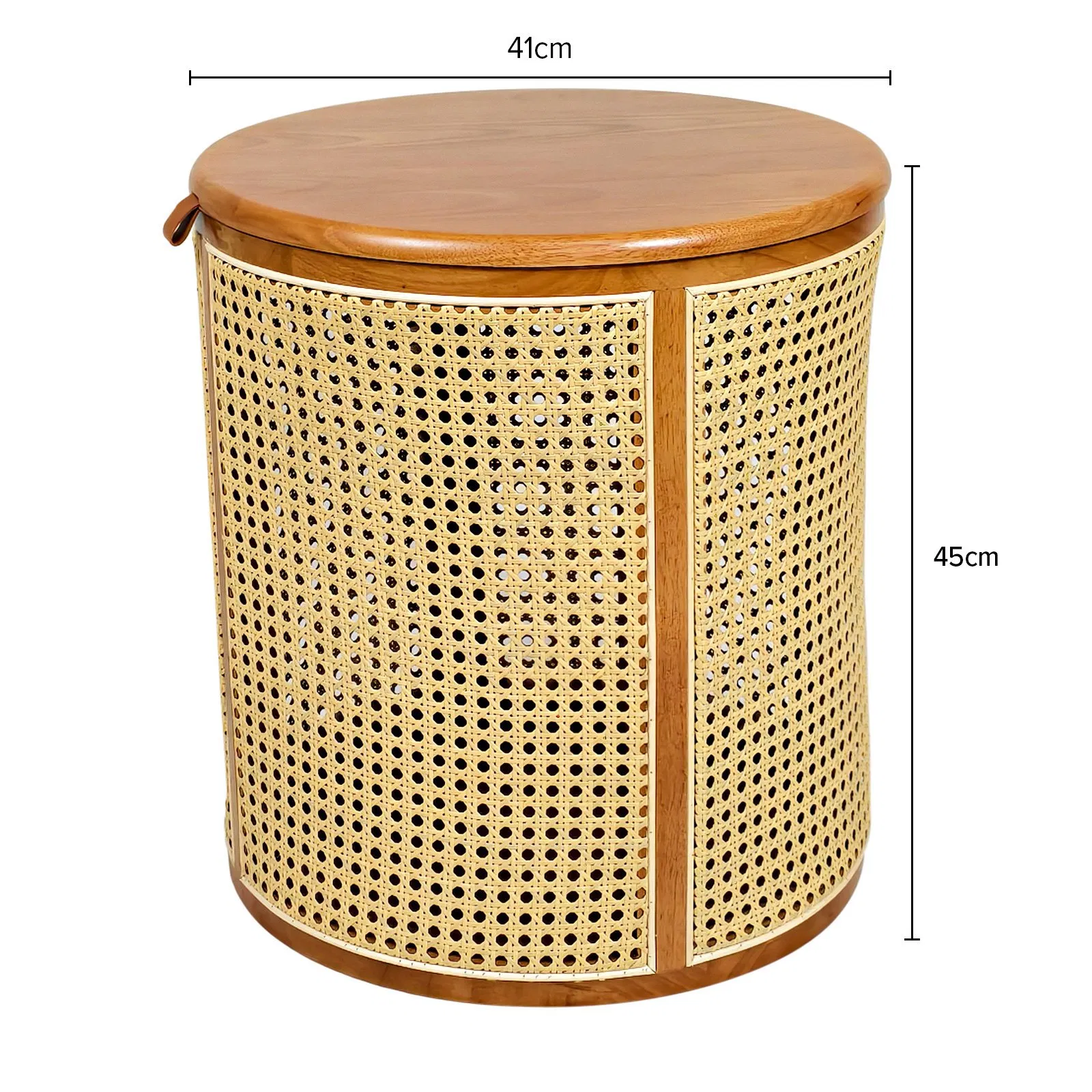 Multifunctional Modern Round Storage Wood Coffee Table for Home Living Room