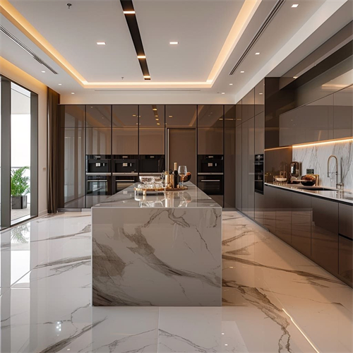 China Customized Modern MDF Laminate Wholesale Lacquer Storage Pantry Kitchen Cabinets