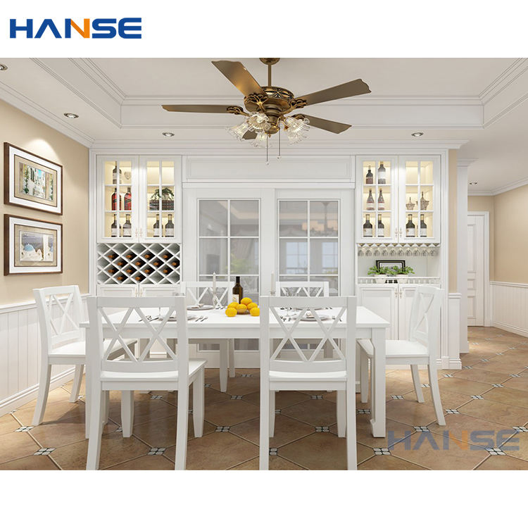 Foshan Factory Custom Solid Wooden Corner Wine Cabinets Furniture Luxury Antique Red Wine Wood Display Cabinet