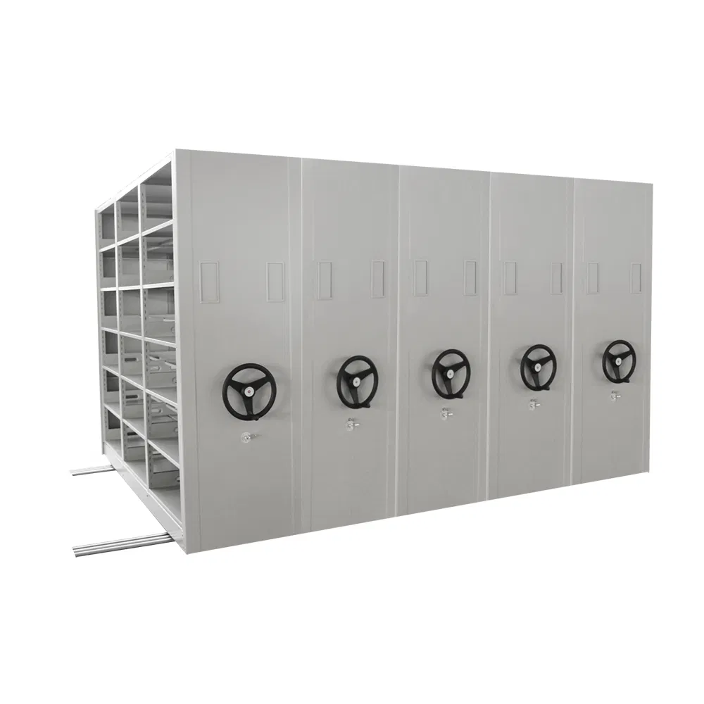 Office School Bank Sliding Shelving Compactor Shelves Movable Steel Storage Filing Cabinet