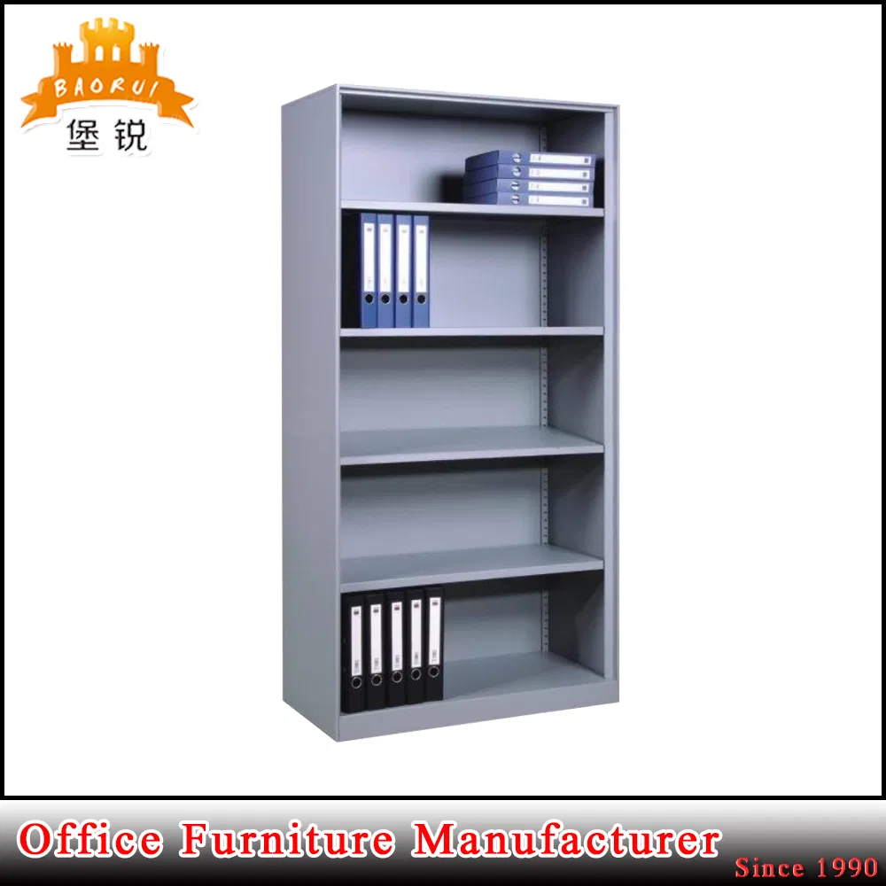 Das-066 Library Open Steel Book Cabinet with 4 Shelves