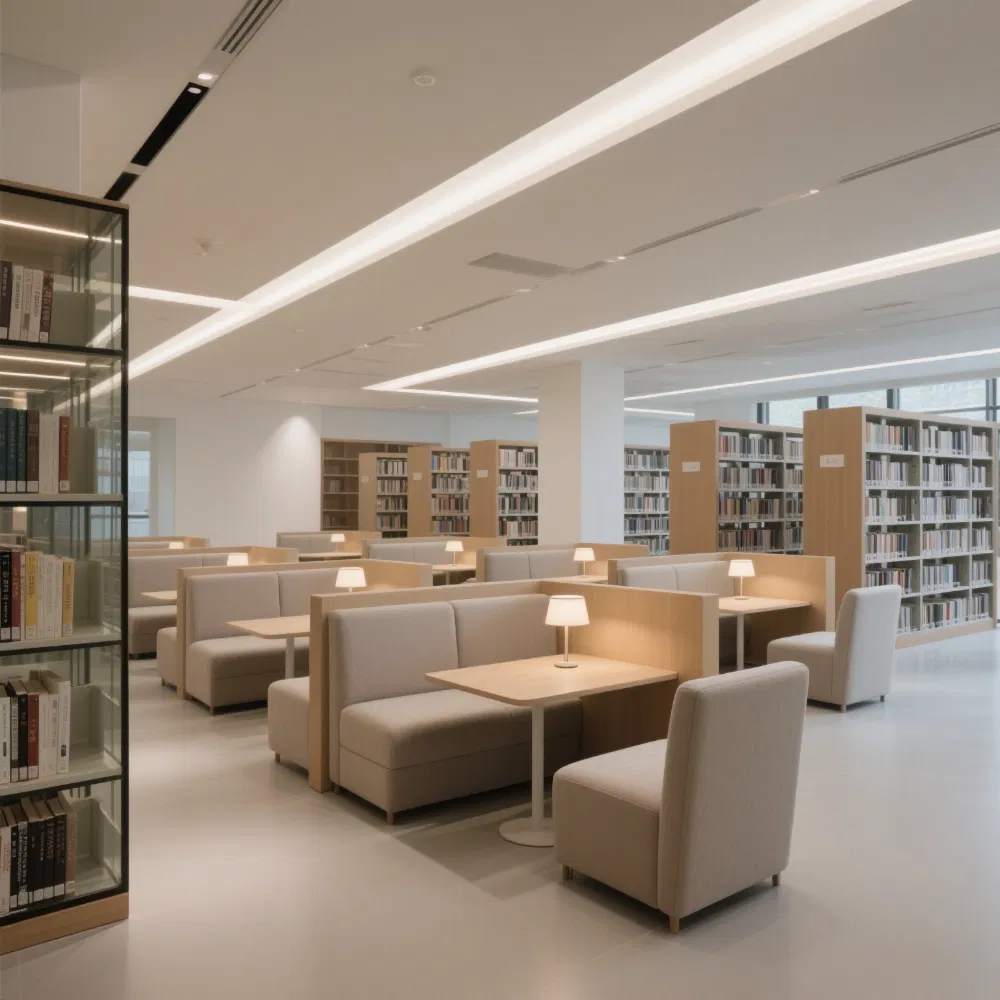 3D Design Service for Custom Wooden Cabinets Library Bookshelves