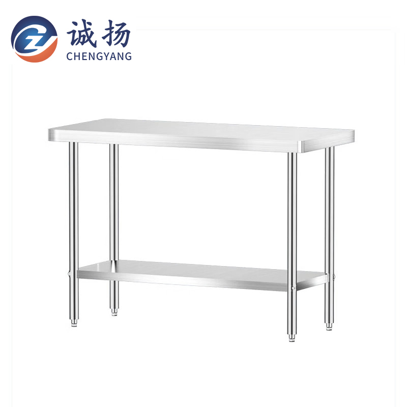 90*60*80 Single Layer Stainless Steel Workbench Kitchen Console Commercial Table Chopping Table