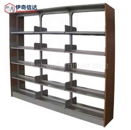 School Furniture Heavy Gauge Cold-Rolled Steel Book Store Furniture Bookshelves Cabinet Library Book Rack School Library Bookshelves