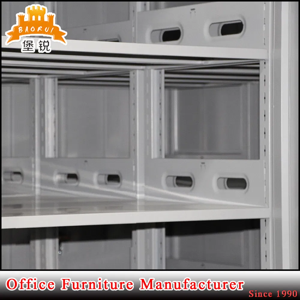 Library Sliding Shelves Cabinet Metal Mobile File Shelving Compactor Shelves Modern Steel Mass Storage Cabinet Filing Cabinet