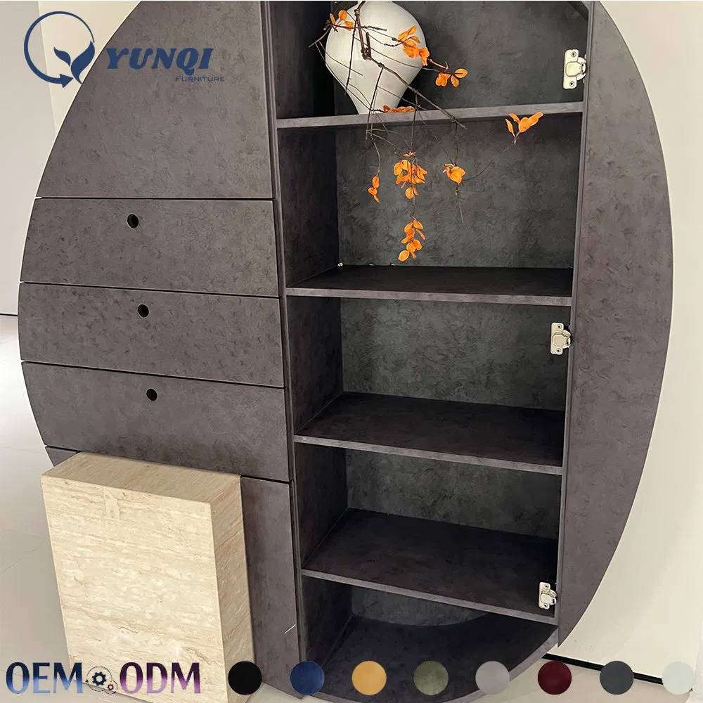 Custom Large Solid Oak Wood Bookcase Luxury Wall Bookshelf Cabinet for Hotel and Home Library for Living Room Use