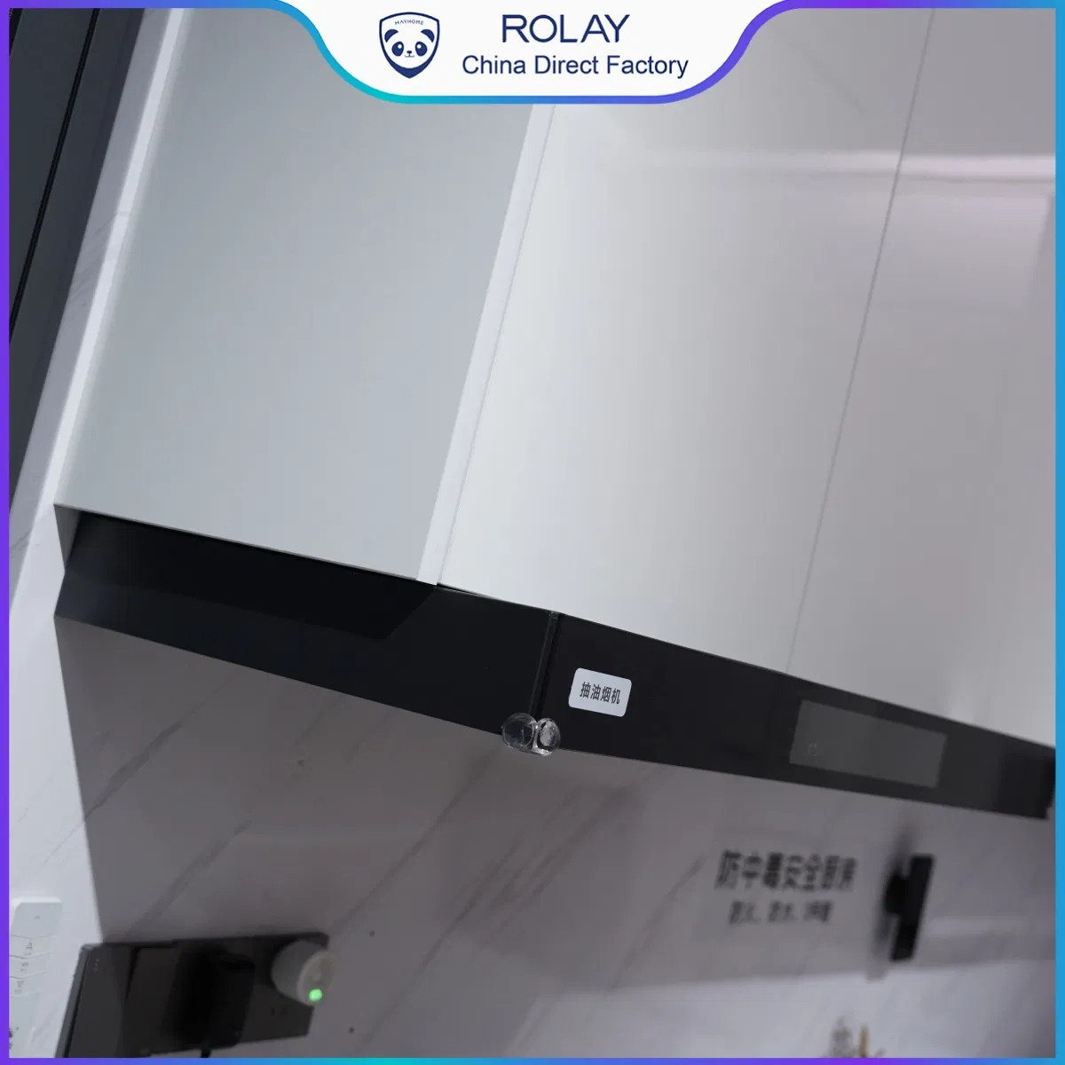 Safety Edge Design Noise-Reducing Effect Textured Aluminum Surface Kitchen Pantry Cabinet