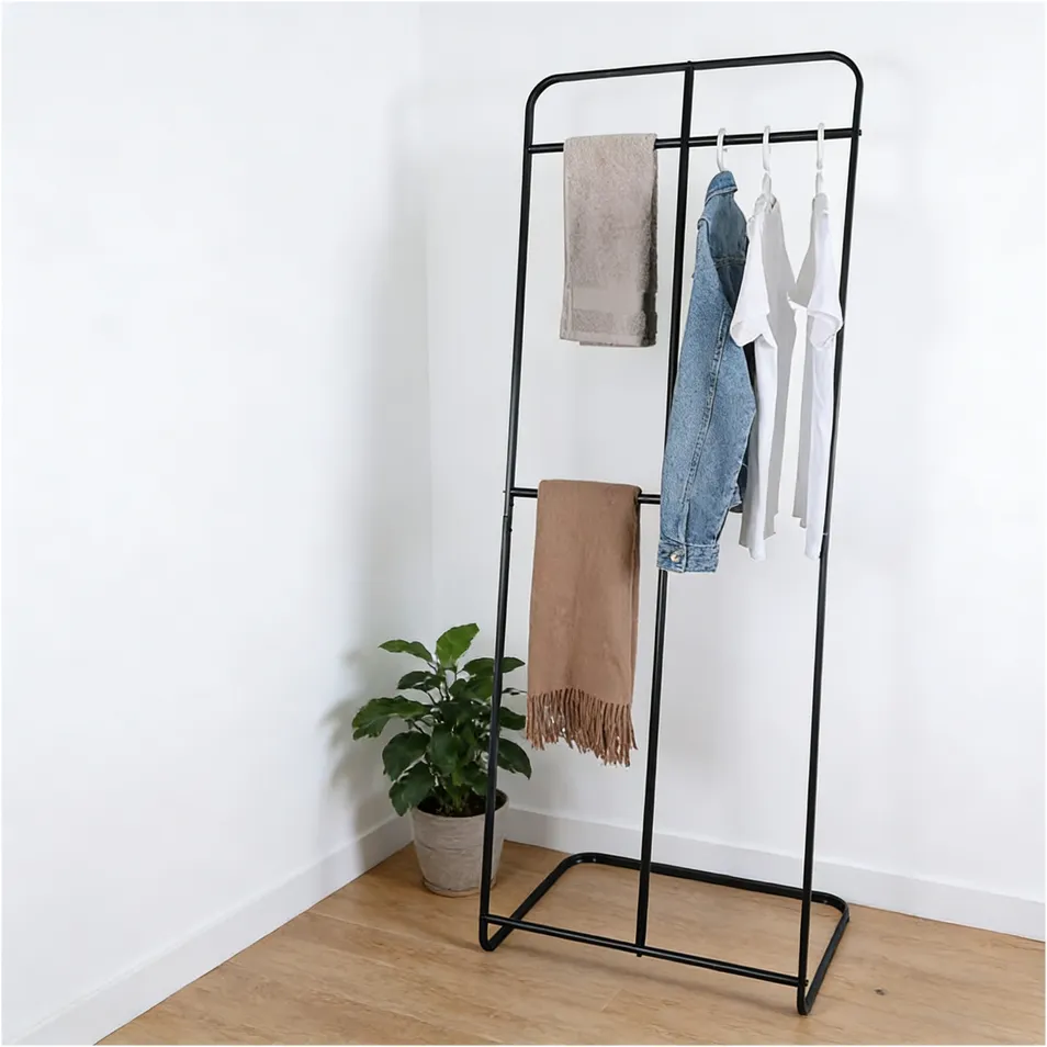 Metal Coat Rack Storage 2