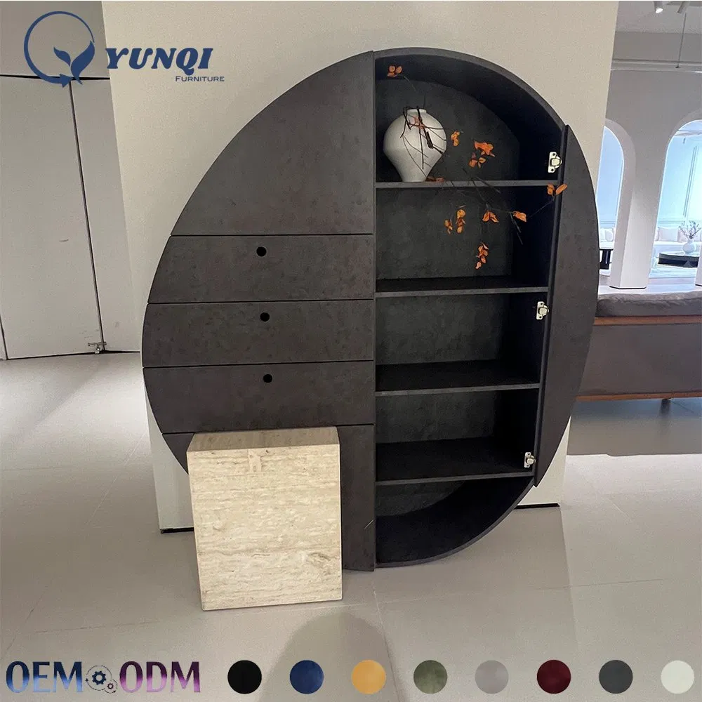 Custom Large Solid Oak Wood Bookcase Luxury Wall Bookshelf Cabinet for Hotel and Home Library for Living Room Use