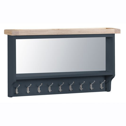 Modern Stylish Grey Painting Wooden Coat Rack with Metal Hooks for The Home, Hallway, Entryway and Bedroom Furniture