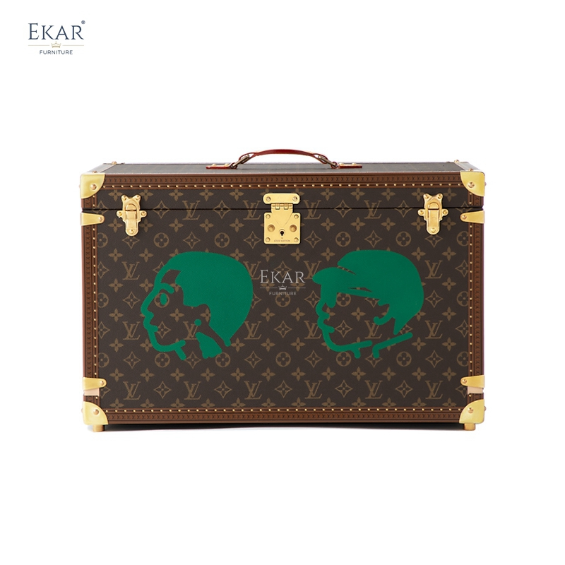 Ekar Cachet Storage Chest Luxury Coffee Table Decorative Storage Box for Luxury Living Spaces