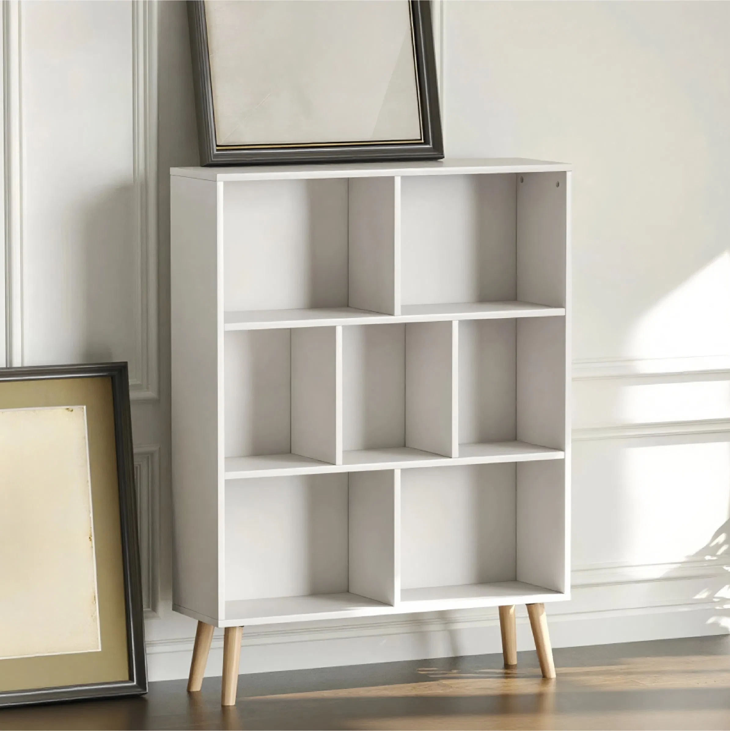 Customized Library Furniture Bookshelf Cabinet