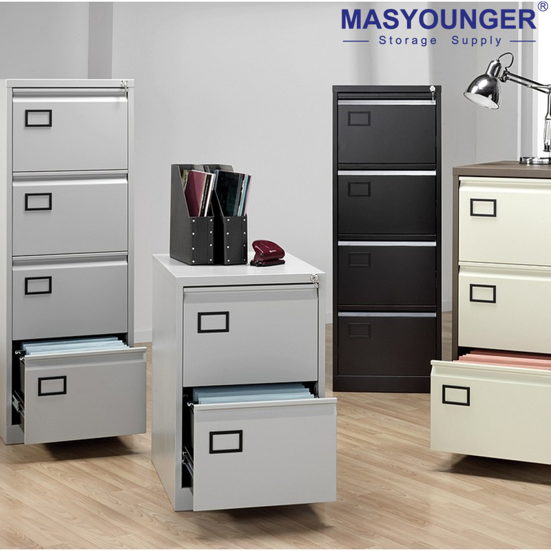 High Quality Hot Selling Metal Vertical 4 Drawer Filing Cabinet