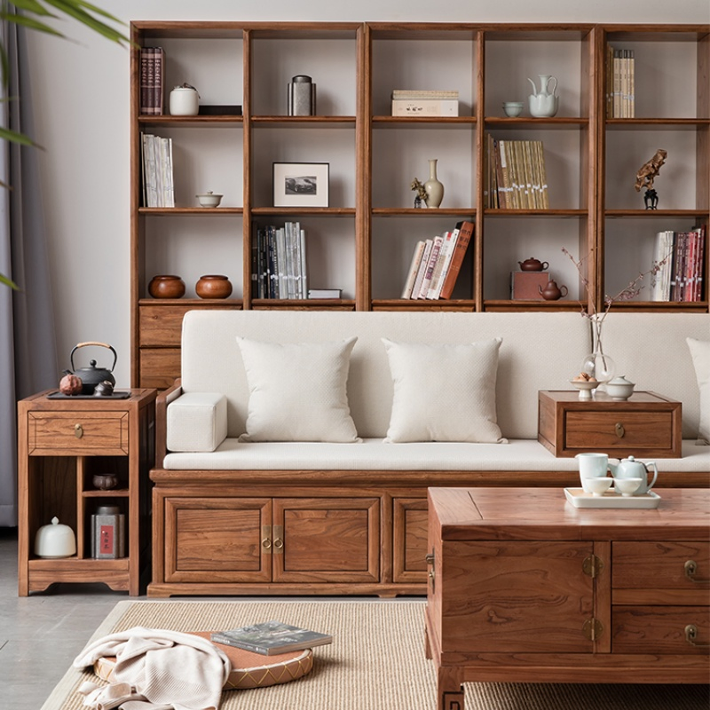 Wood Bookshelf Shelves Entryway Wall Shelf Wooden Racks with Drawers for Key, Coat, Hat, Plants