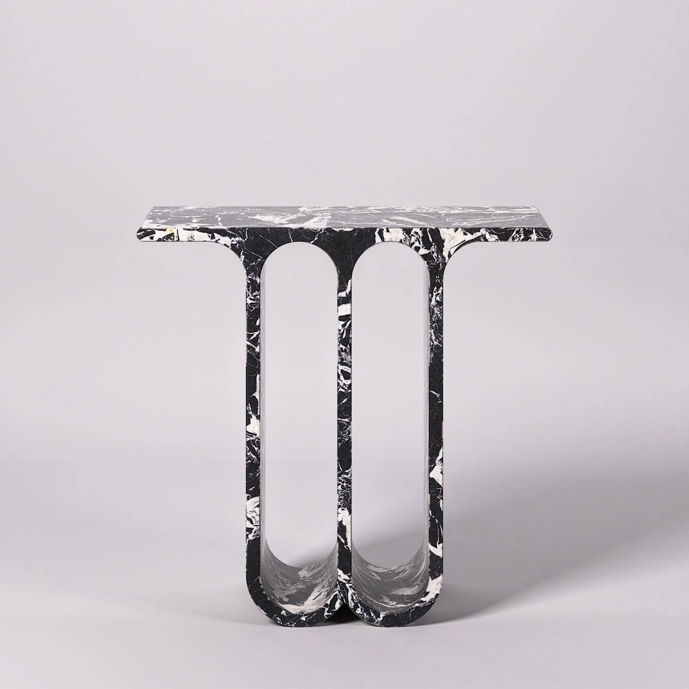 Black Marble Arch Console Table Furniture Sofa Modern Marble Side Entryway Table