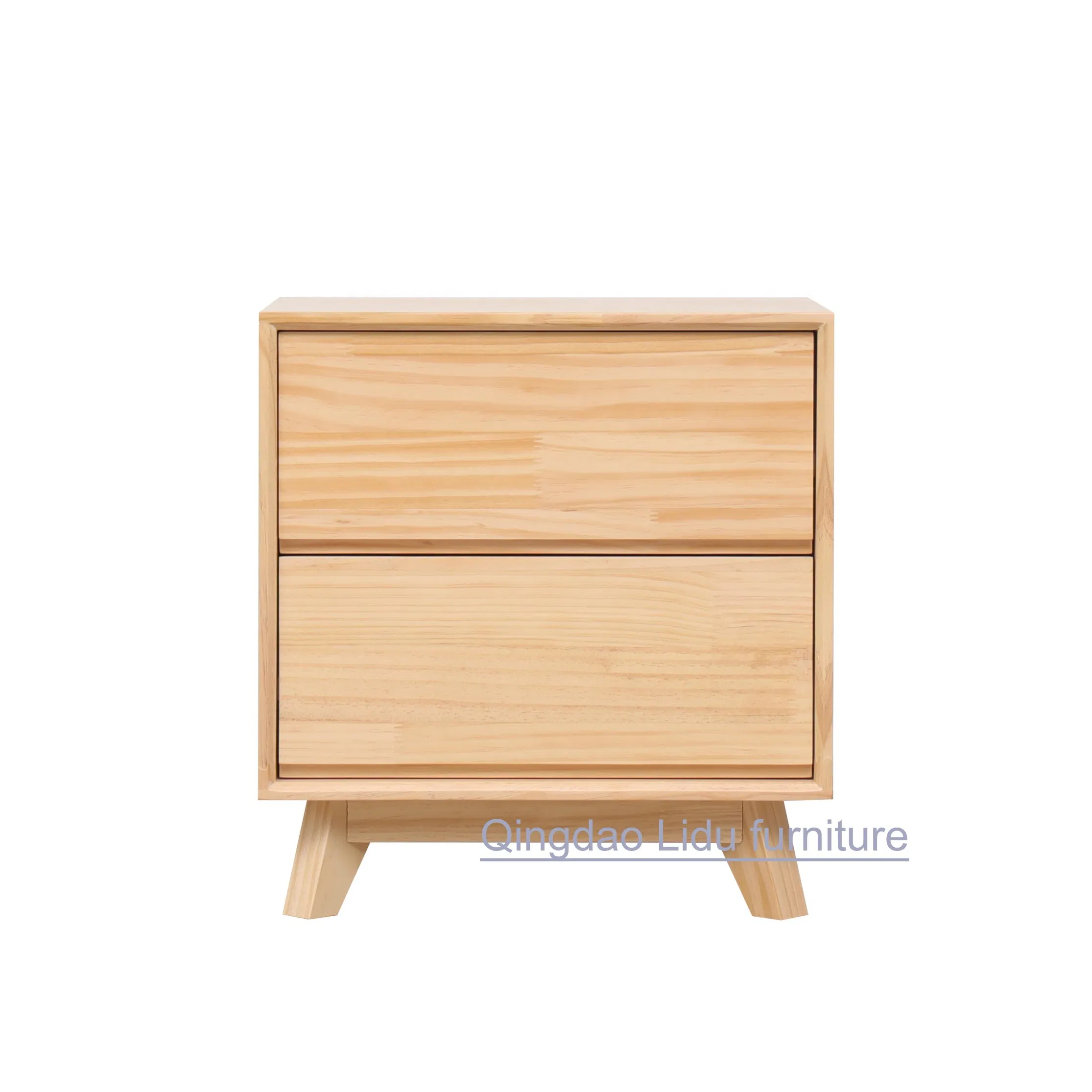 New Design Multi-Function Bedside Table Modern Wood Nightstand with 3 Drawers