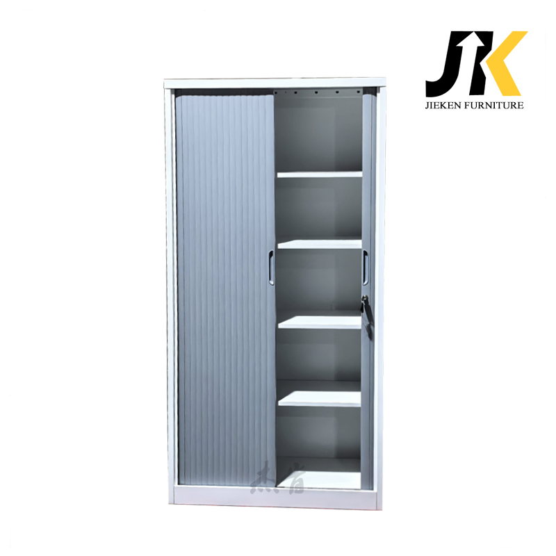 Staff Documents Cabinet Iron Cupboard Rolling Shutter Door Steel Filing Cabinet