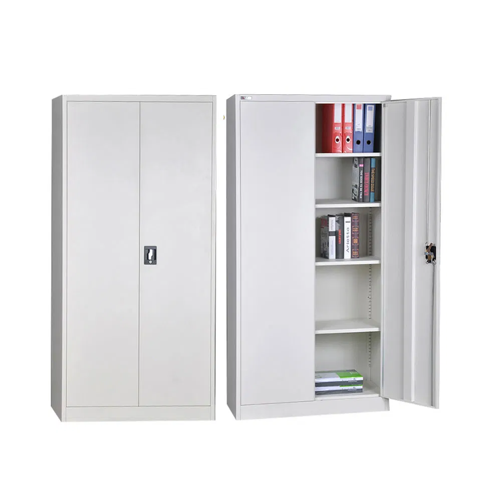 2 Swing Door Metal Filing Cabinet Steel Storage File Cabinets