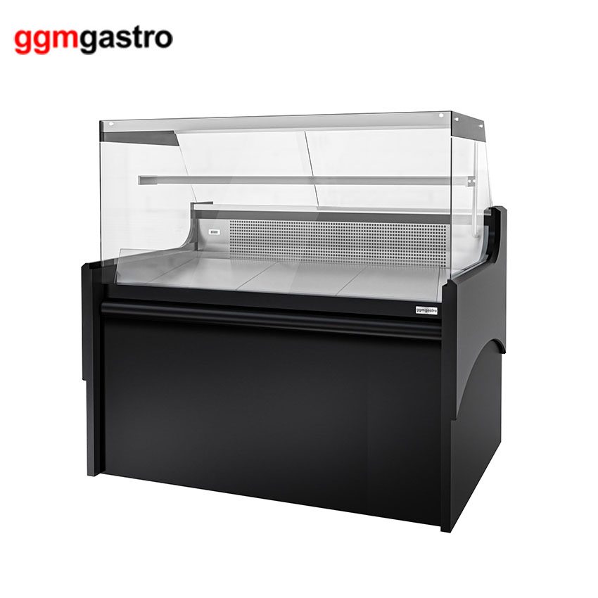 Supermarket Equipment Corner Display Cabinet Fresh Meat Display Refrigerated Cabinet Kfth158