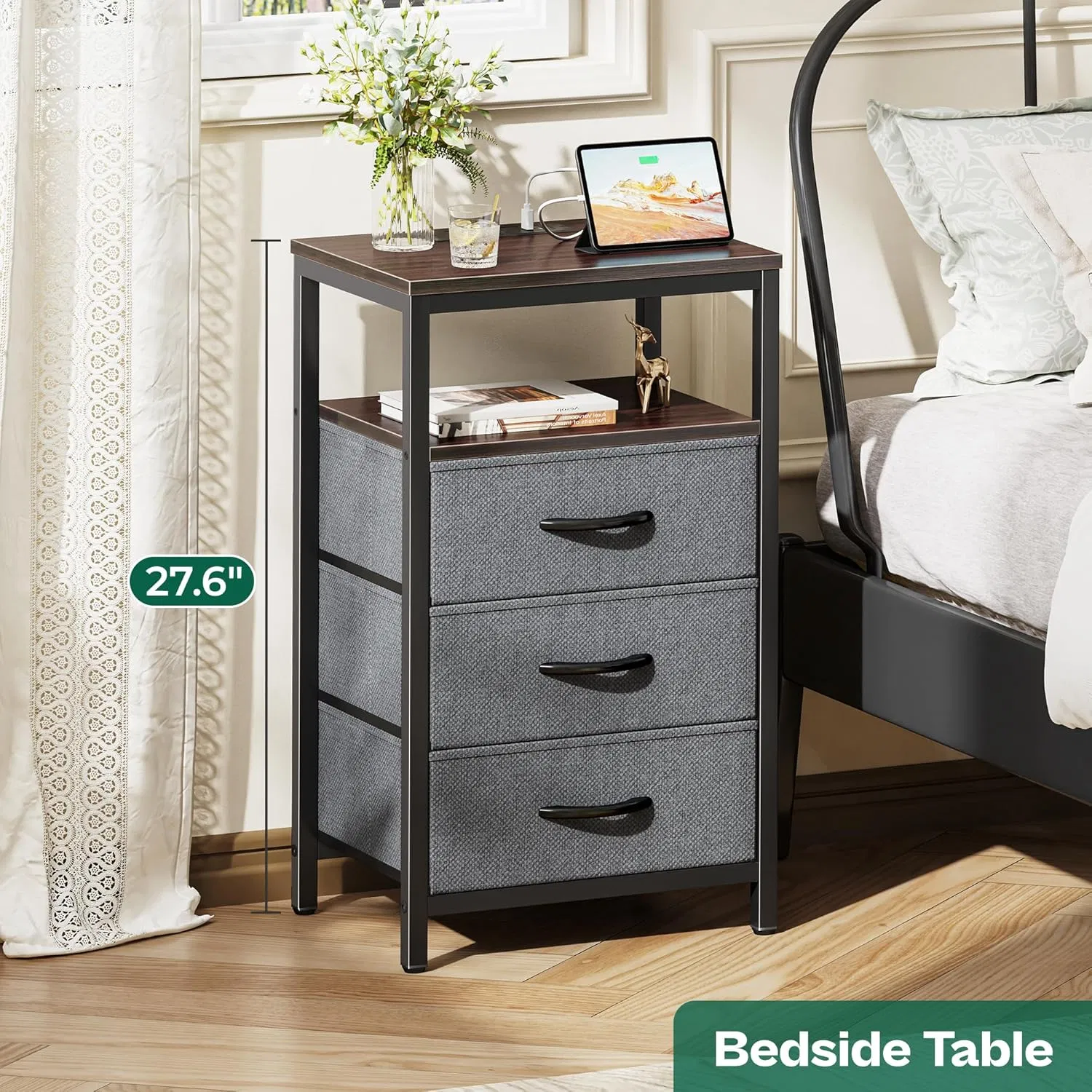 Hot Sale Factory Wholesale Modern Country Nightstand Bedside Table