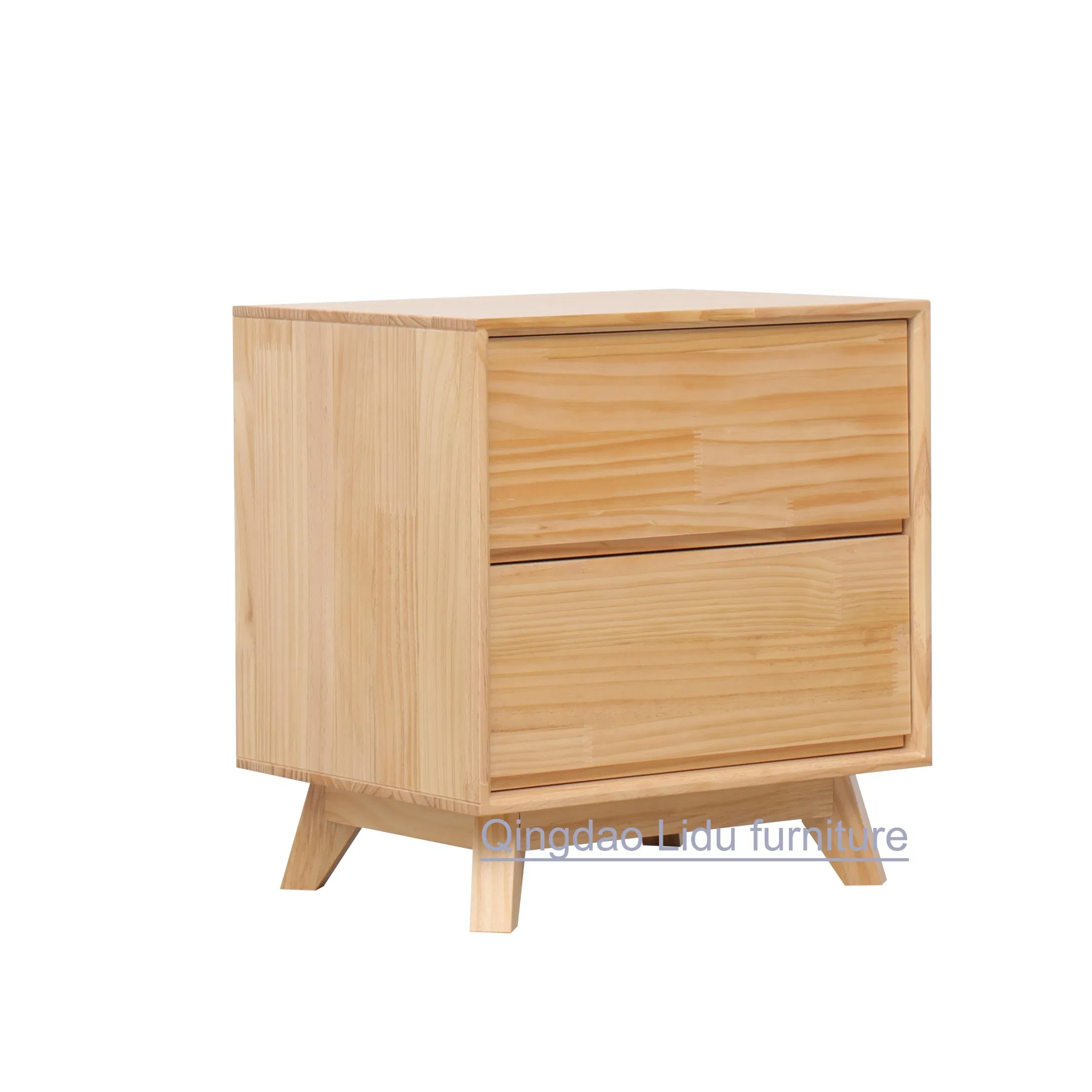 New Design Multi-Function Bedside Table Modern Wood Nightstand with 3 Drawers