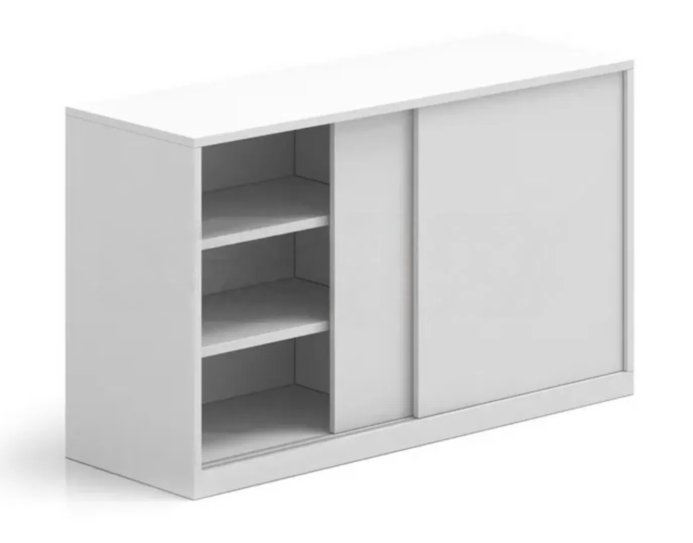 Library Furniture Wooden Both Side Colorful Bookshelf Cabinet