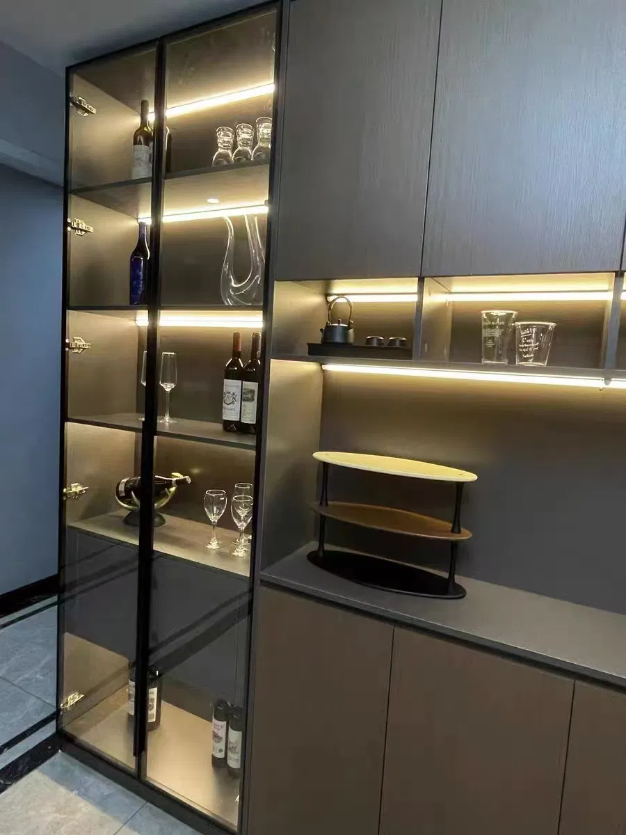 Home Bar Storage Function Wine Cabinet Rack Room Wine Drinks Cabinet Furniture