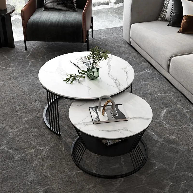 Iron Frame Nesting Table