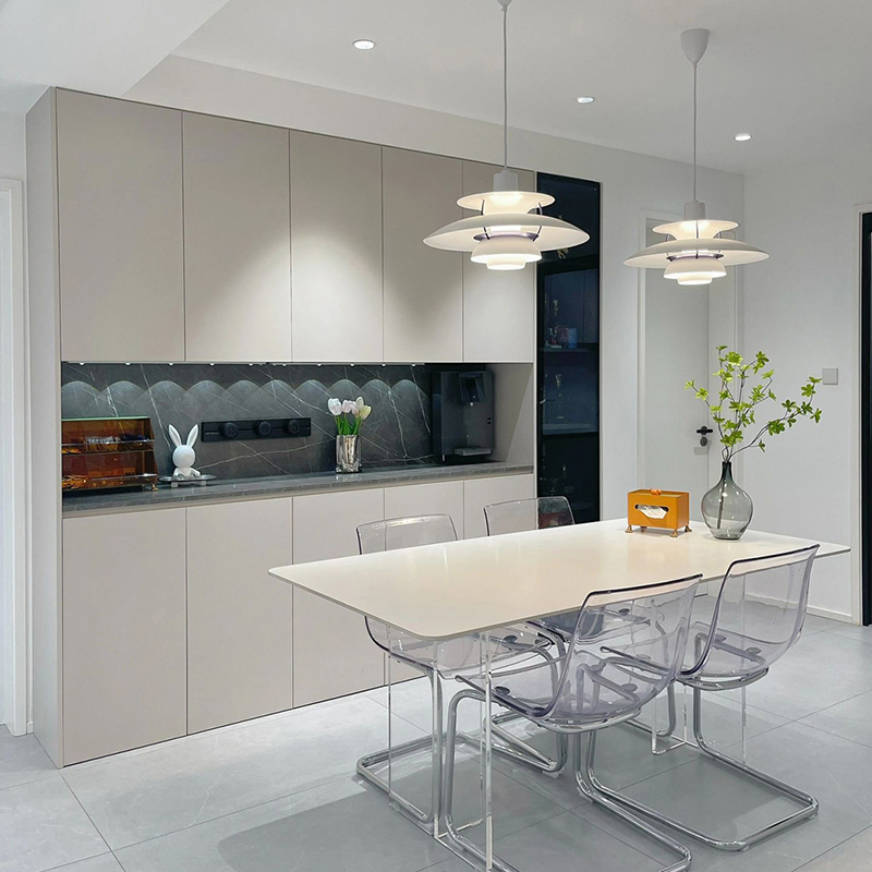 Walnut Metal Cabinet Wooden Furniture Bar Dining Wine Sideboard Multi-Functional Living Room Bedroom Shelf Corner Cabinet Display