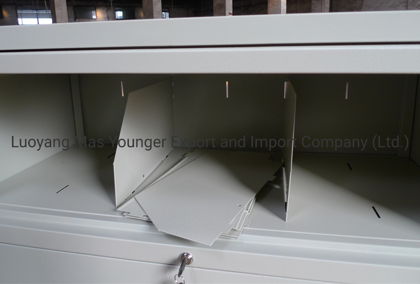 Metal Retractable Door Lateral Filing Cabinet