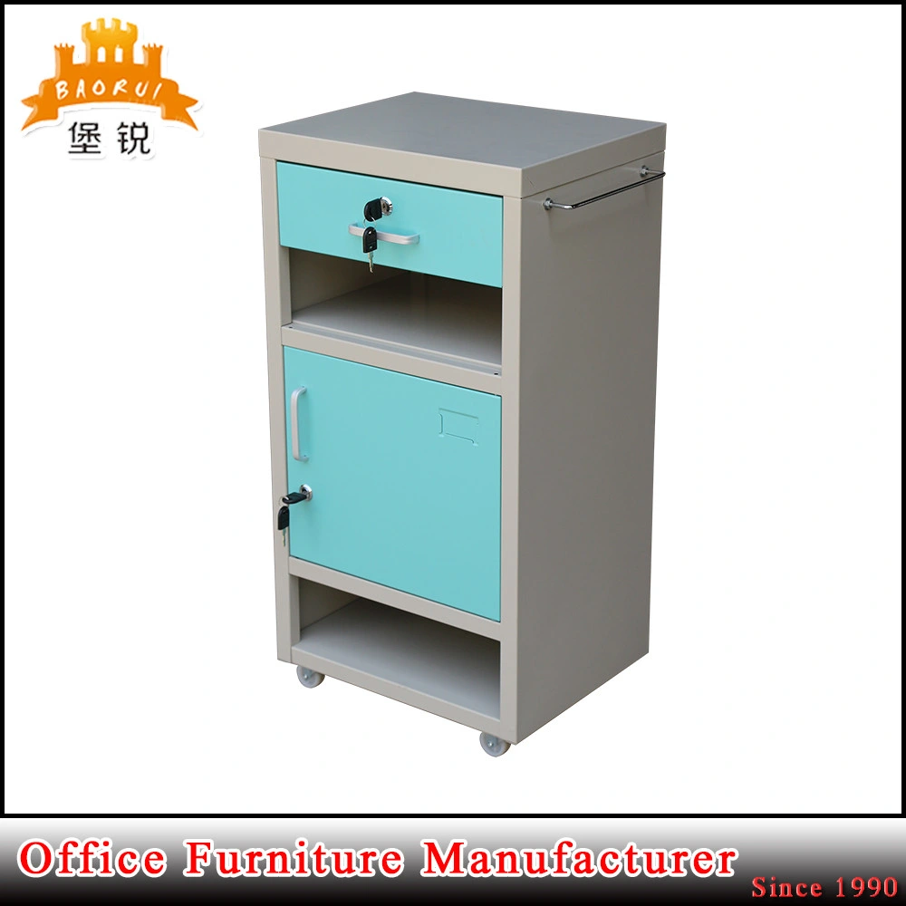 Metal Hospital Furniture Night Stand Iron Bedside Table