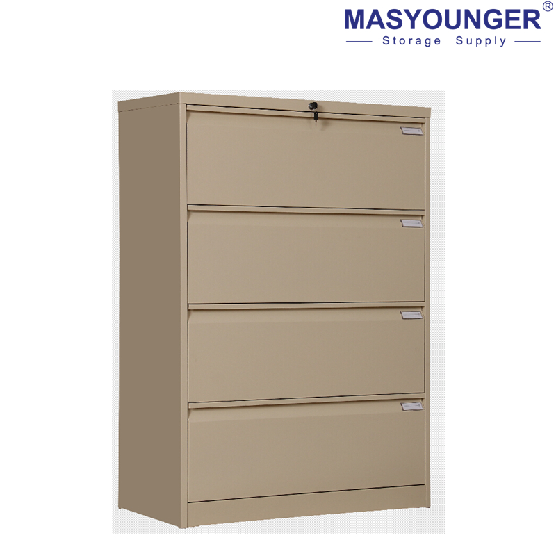 Premium Custom Steel Filing Cabinet with 4 Drawers and Lock