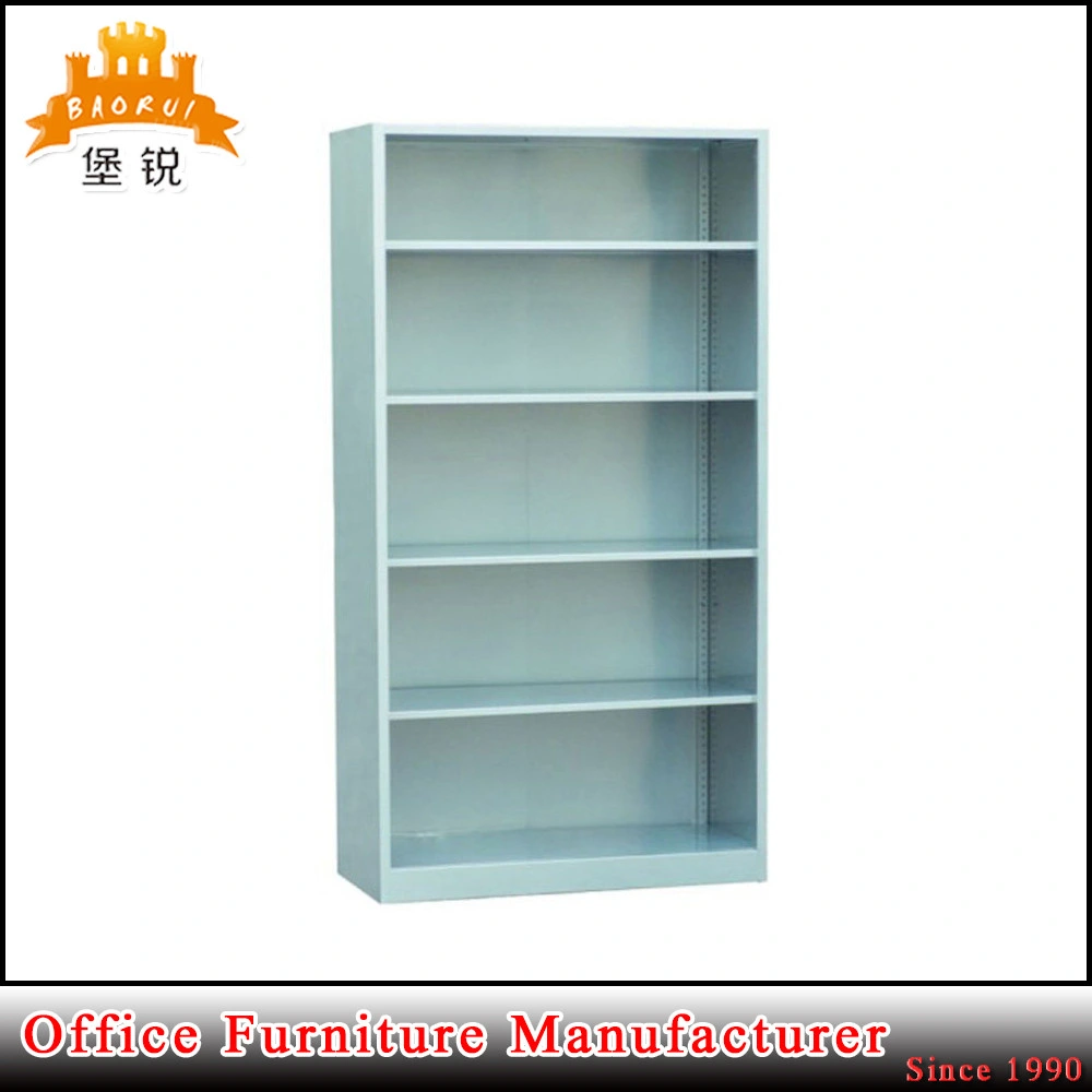 Das-066 Library Open Steel Book Cabinet with 4 Shelves