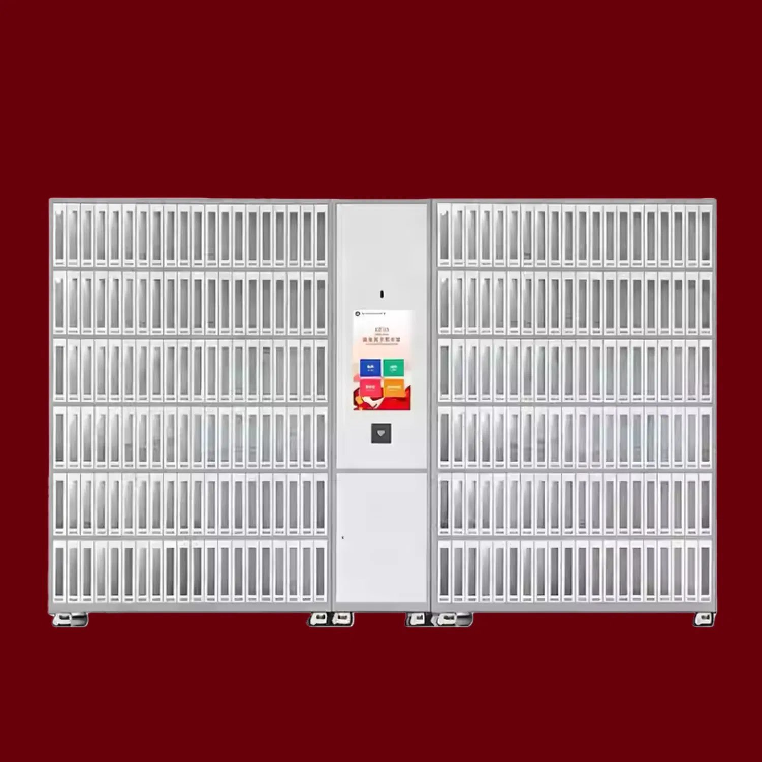 Space Saving Smart Book Cabinet with Adjustable Shelves for Small Community Library Reading Areas