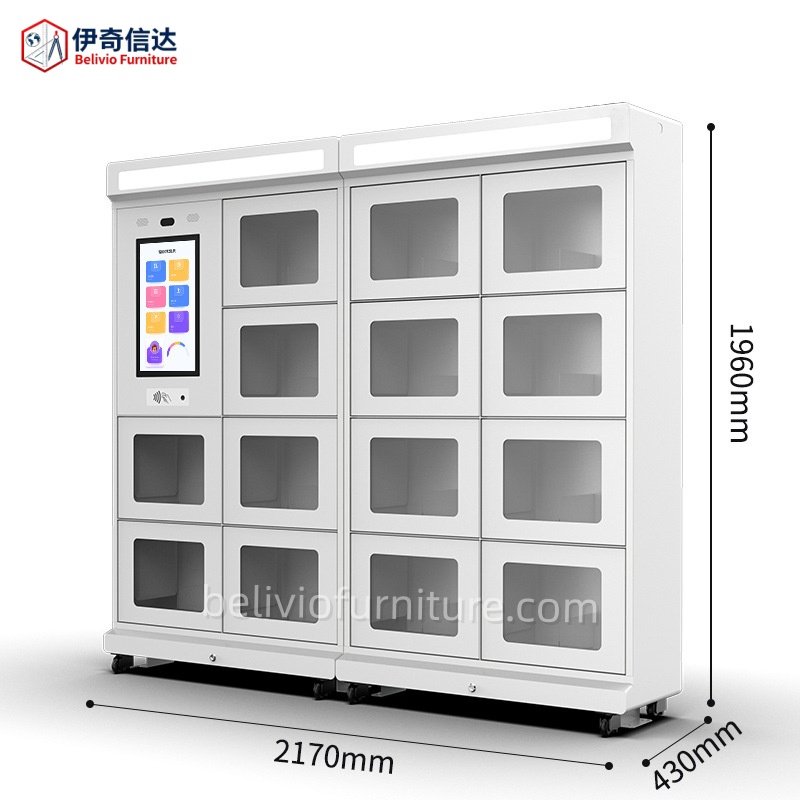 RFID Smart Pre-Lend Take Book Cabinet Library School 24-Hour Self-Service 5-Shelf Borrow Return Smart Book Management System