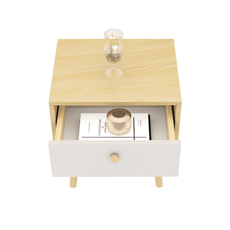 Wooden Bedroom Furniture Nightstand Bedside Table for Home and Hotel