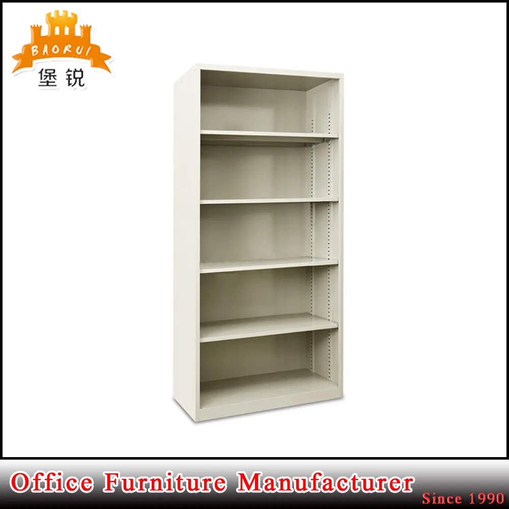 Das-066 Library Open Steel Book Cabinet with 4 Shelves