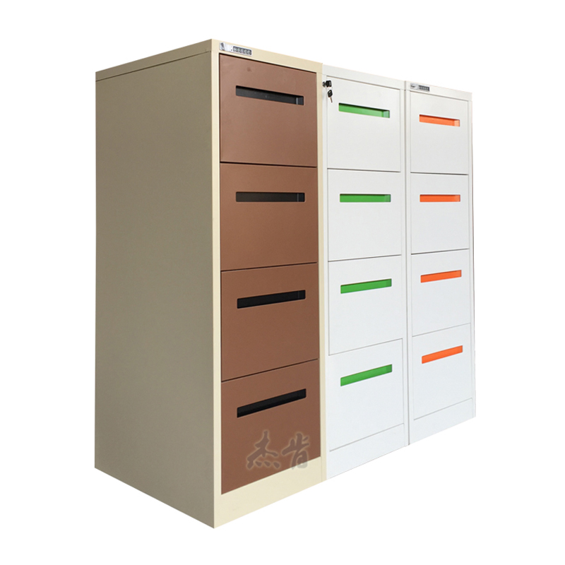 4 Drawer Metal Filing Cabinet with Aluminium Alloy Handle