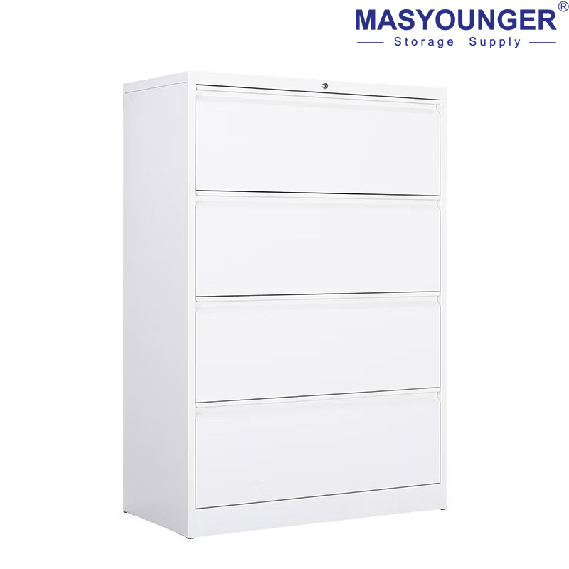 Premium Custom Steel Filing Cabinet with 4 Drawers and Lock