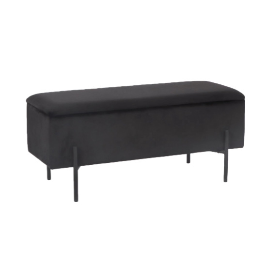 Modern Storage Space Saving Ottoman Bench for Entryway Hallyway