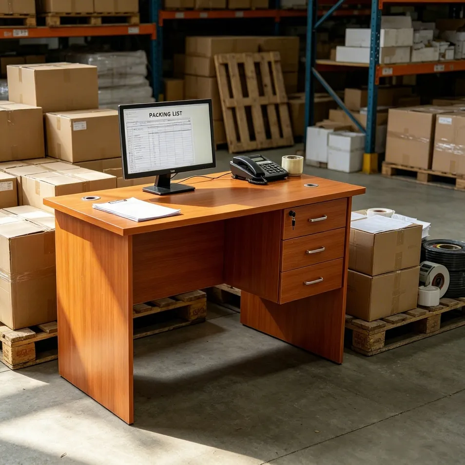 Mesa de Computador Moderna em Madeira para Escritório, Mesa de Escritório, Móveis Executivos para Casa, Apartamento