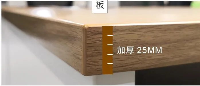 Mesa de escritório moderna dobrável personalizada e barata em madeira para computador executivo
