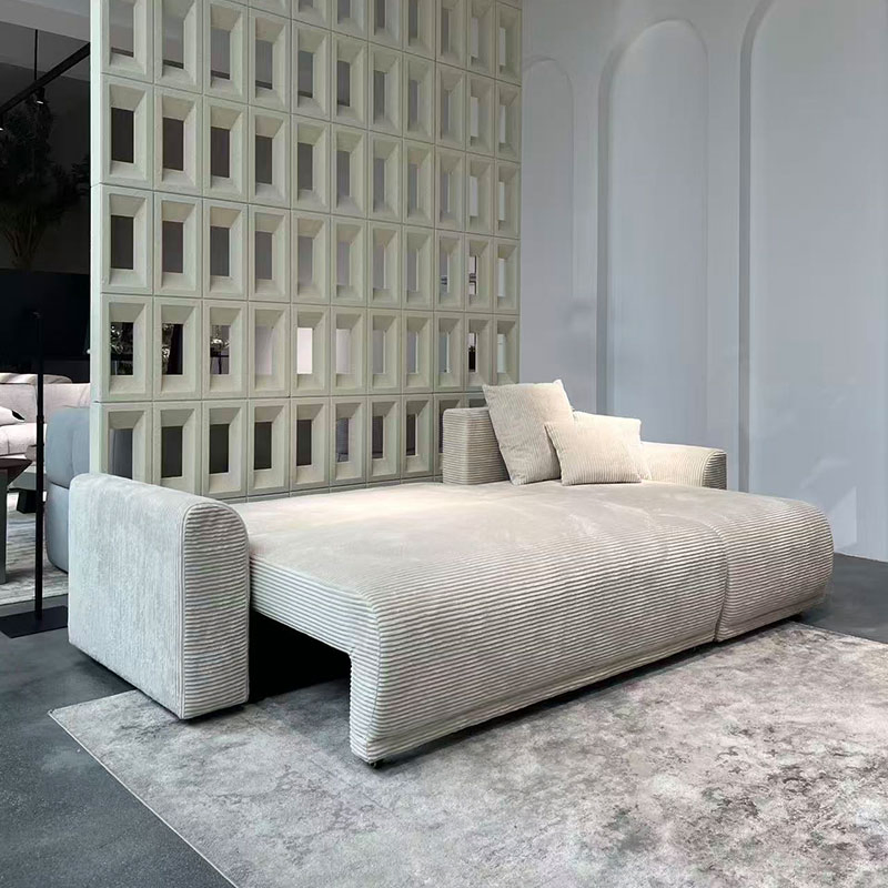 Sofás-camas conversíveis modernos de luxo, futons, reclináveis para hotéis, sala de estar, economizadores de espaço, multifuncionais, robustos, confortáveis e dobráveis