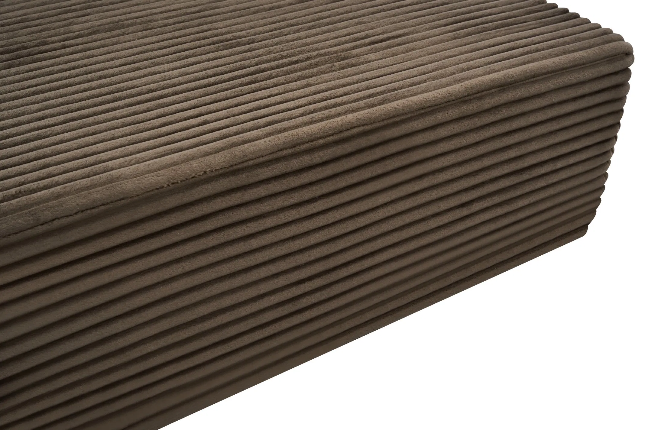 Sofá-cama de corduroy comprimido, sofá sleeper de assento profundo sem montagem, amigável para pets