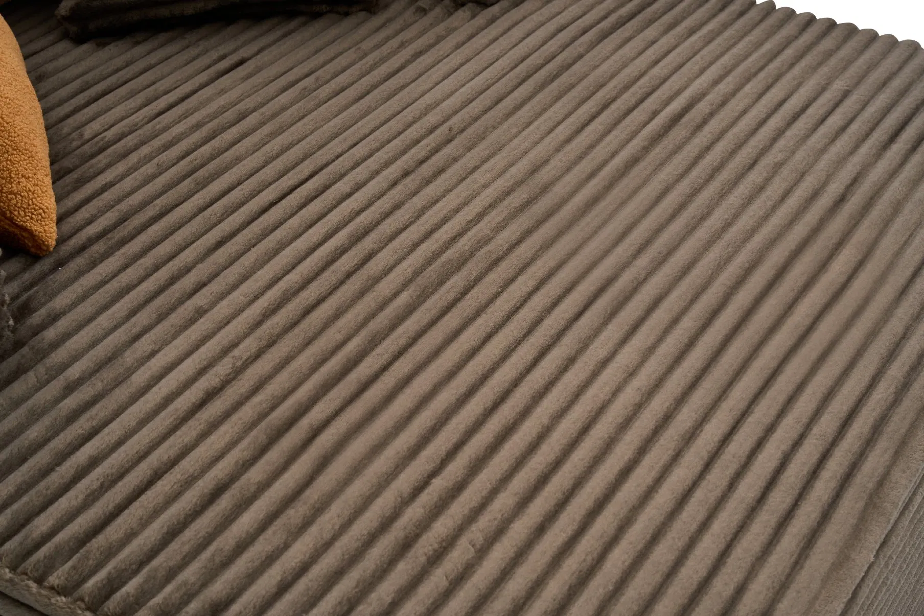 Sofá-cama de corduroy comprimido, sofá sleeper de assento profundo sem montagem, amigável para pets